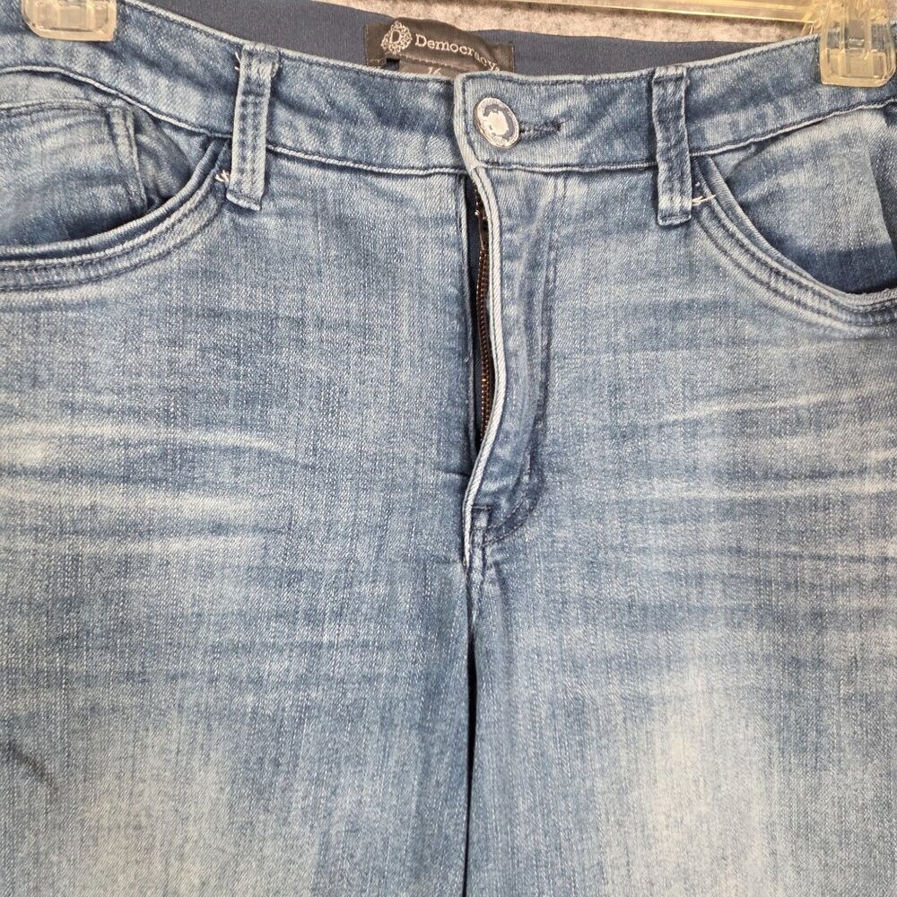 Democracy Women's Ab Technology ZDenim Jeans Slimming Lt Wash Blue Size 16 - Picture 2 of 9